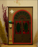 آینه جاکلیدی دکوری آویز طرح سنتی درب بازشو