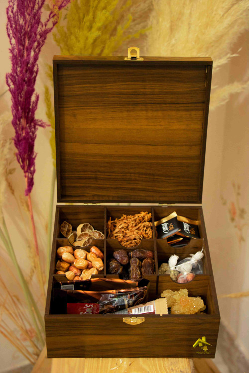 جعبه دمنوش وپذیرایی باحجم وارتفاع بلند