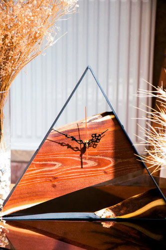 ساعت دیواری چوبی چوب سنجد