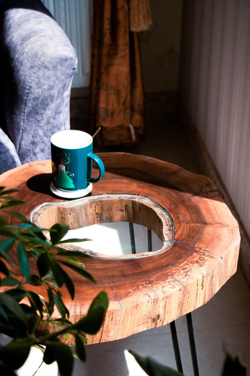 جلومبلی عسلی چوبی