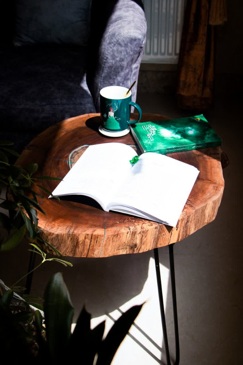 جلومبلی روستیک چوب گردو ترکیب با شیشه