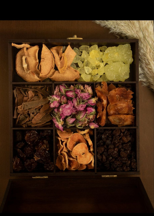 جعبه تنقلات ودمنوش طرح