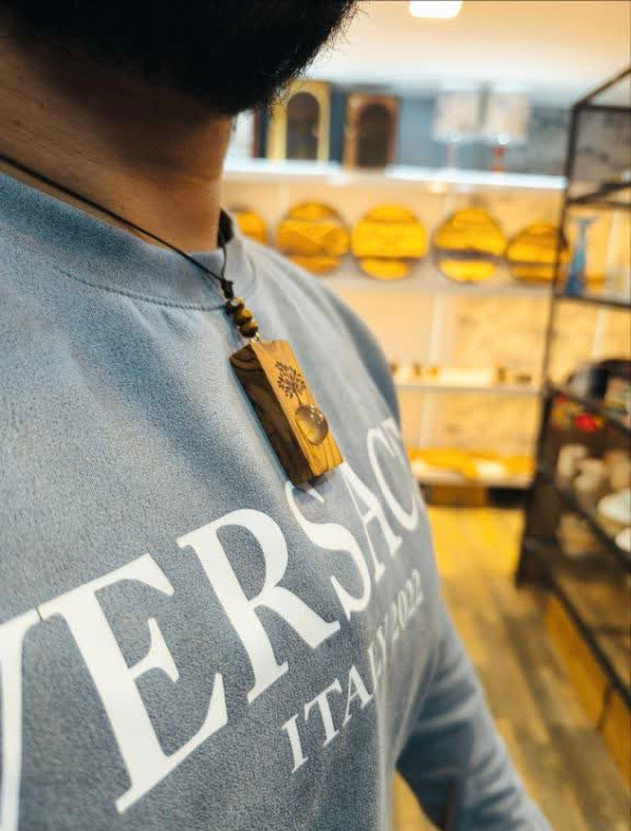 گردنبندچوب وسنگ