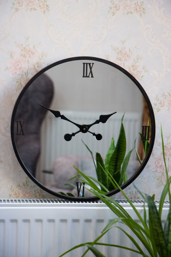 ساعت آینه ای قطر۴۰سانت