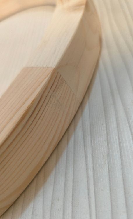 رینگ چوبی ساعت روستیک قطر۴۰سانت