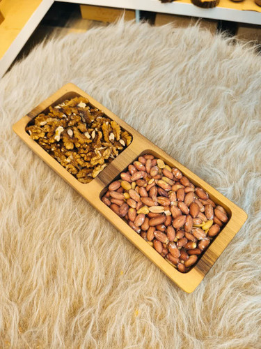 اردوخوری روستیک دوخانه ساخته از چوب گردو
