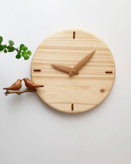 ساعت دیواری چوبی طرح پرواززمان