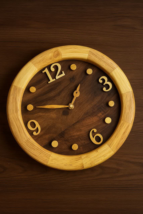 ساعت روستیک تمام چوب خاص